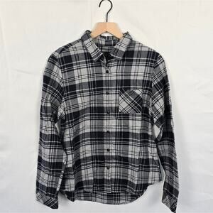 Pendleton Plaid Cotton Flannel Button Down Shirt Size L